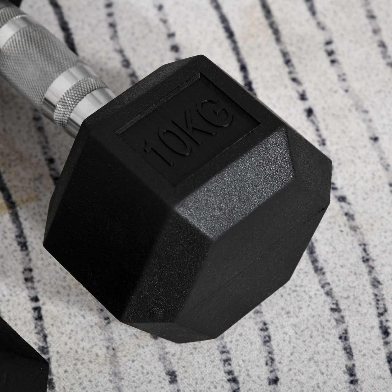 Hexa dumbbell set van 2 x 10 kg – Voor krachttraining & fitness