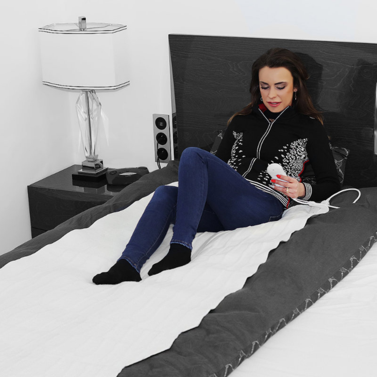 Elektrische warmtedeken XL 190x80 cm met timer voor veilige en gerichte warmte