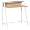 Compact bureau 84x45x85 cm wit hout voor functioneel en stijlvol werken in kleine ruimtes