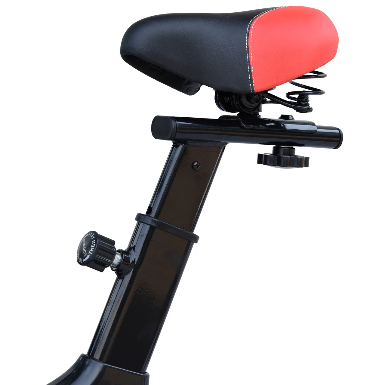 Hometrainer fietstrainer zwart 85x46x114 cm met display voor interactieve training
