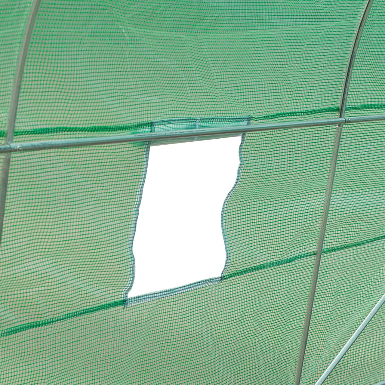 Tunnelkas L 450x200x200 cm groen als tuinkas en kweekkas