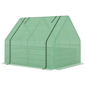 Groene kweekkas tuinkas broeikas 180 x 90 x 90 cm met stevig frame en beschermhoes voor tuin en groente kweken