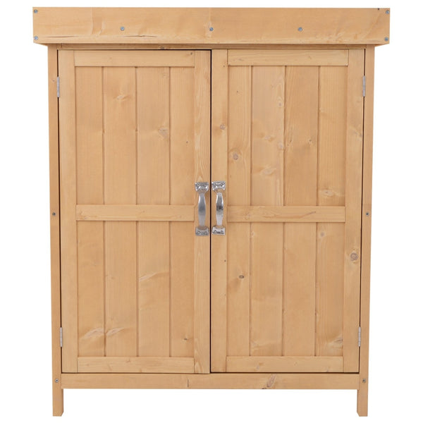 Houten tuinkast tuinhuis en opbergkast 74 x 43 x 88 cm