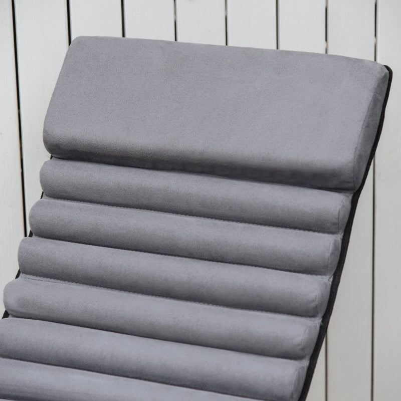 Comfortabele schommelstoel in grijs 150x62x88 cm voor ontspannen loungen buiten
