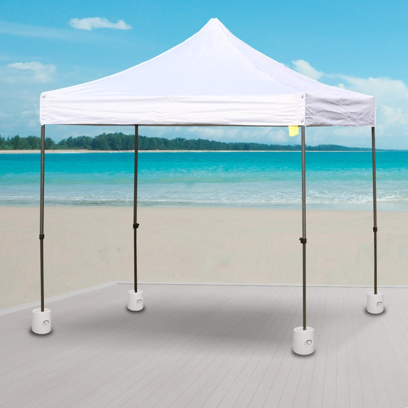 Partytent voetgewichten (set van 4, wit)