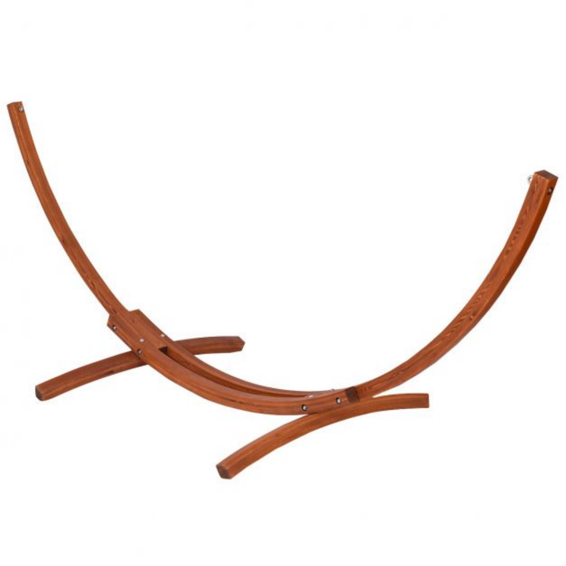 Hangmat met lariks houten standaard 313 x 115 x 120 cm