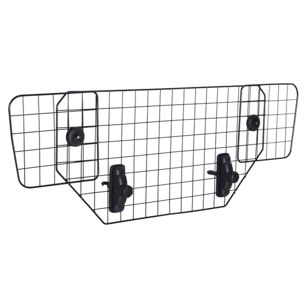 Verstelbaar zwart hondenrek voor auto – 89–122 x 41 cm universeel model
