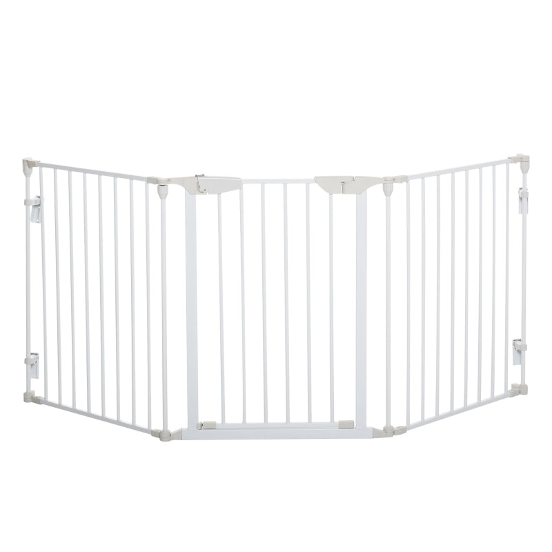 Veilig hondenhek traphekje wit 180 x 74,5 cm – Ideaal voor huis en trap