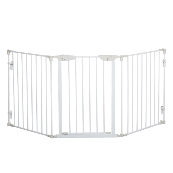 Veilig hondenhek traphekje wit 180 x 74,5 cm – Ideaal voor huis en trap