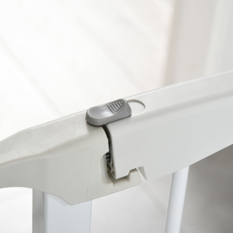 Veilig hondenhek traphekje wit 180 x 74,5 cm – Ideaal voor huis en trap