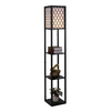 Vloerlamp 160 cm met honingraatstructuur en geïntegreerde opbergruimte | Zenzee