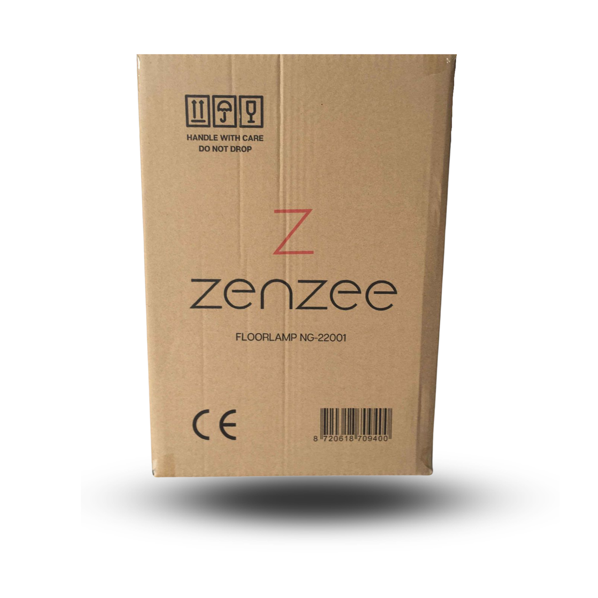 Zwarte vloerlamp 160 cm met geïntegreerde opbergruimte voor meer sfeer en organisatie