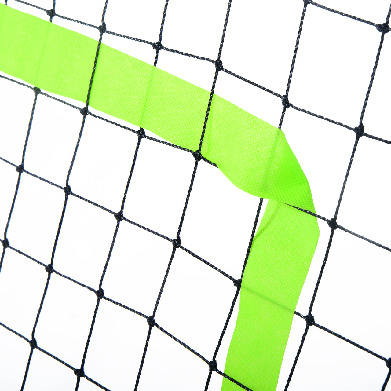Voetbal rebounder Kickback 126x75 cm zwart voor betere balcontrole en training