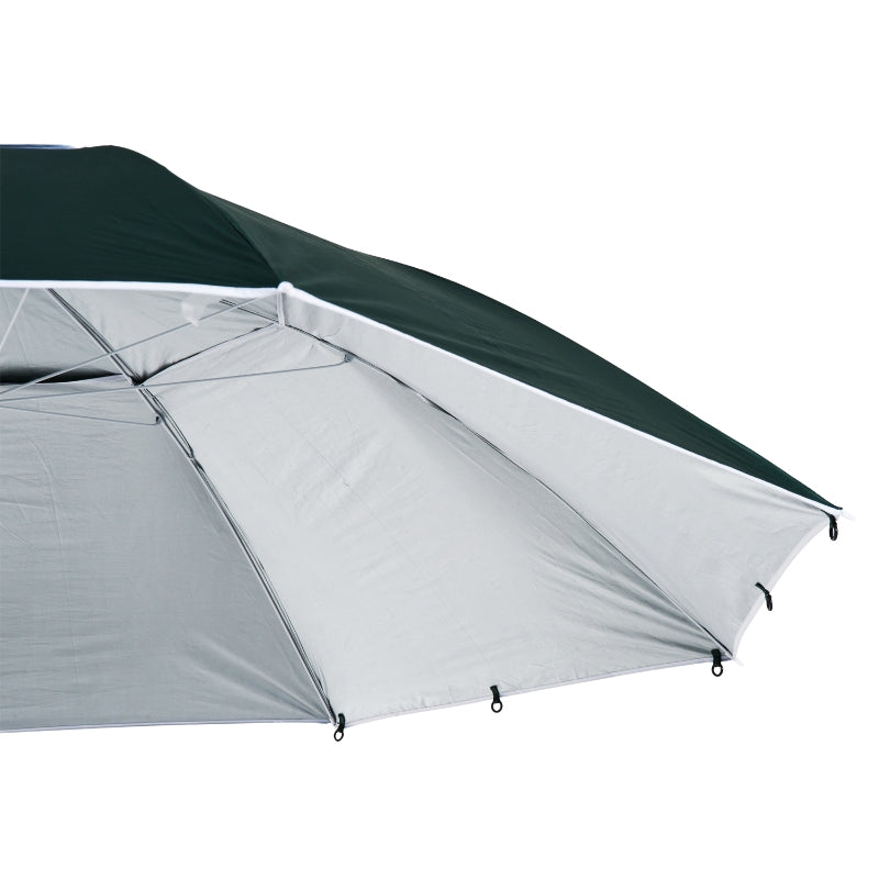 Groene strandparasol 210x222 cm met zonnescherm voor schaduw en comfort | Zenzee