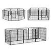 Ruime stalen puppyren van 80 cm hoog XL – ideaal als ruime hondenren of kennel | Zenzee