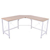 Modern wit hoekbureau 150x150 cm– Ruimtebesparend design voor werk of studie