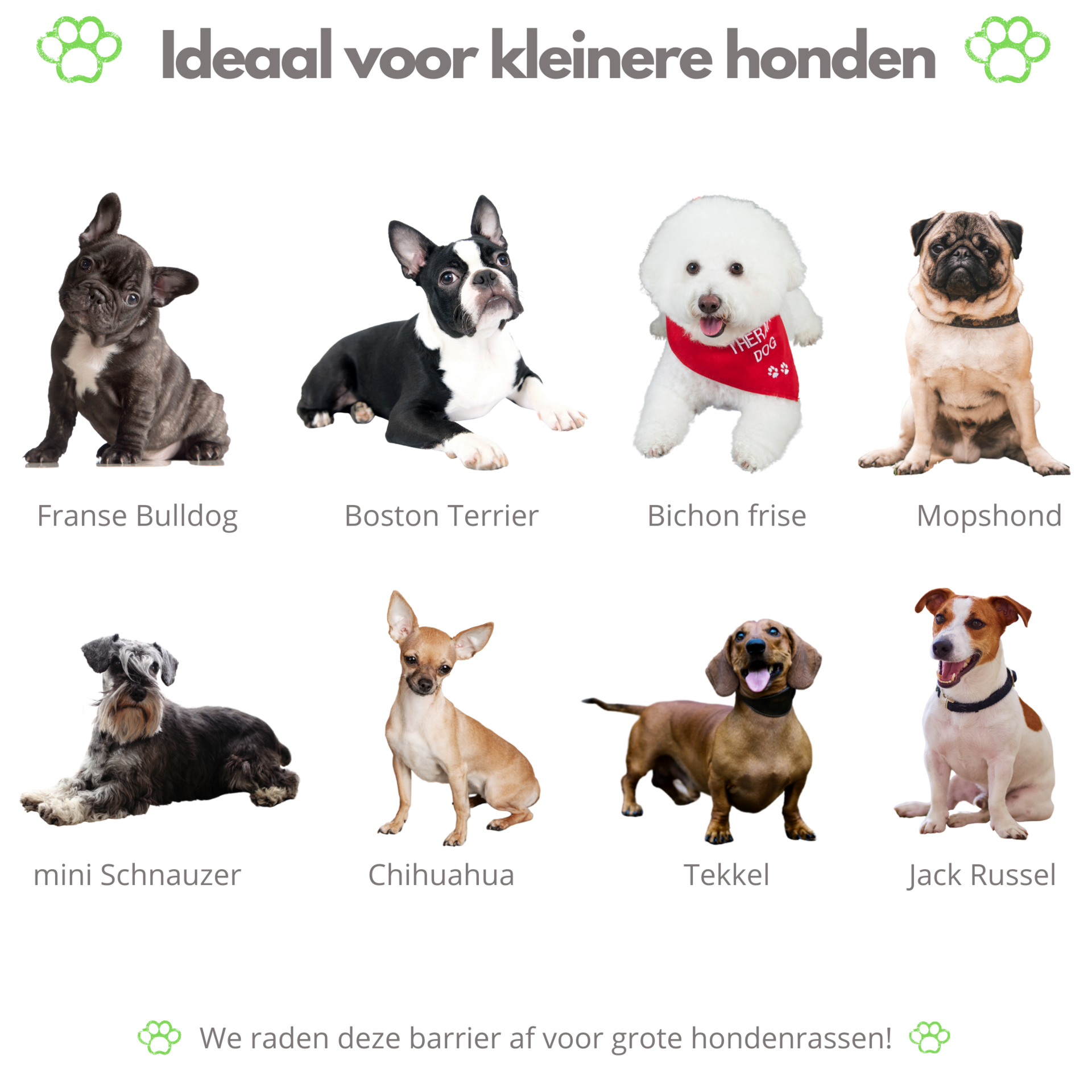 Opvouwbaar hondenhek van wit MDF 154,5 cm voor veilige afscheiding