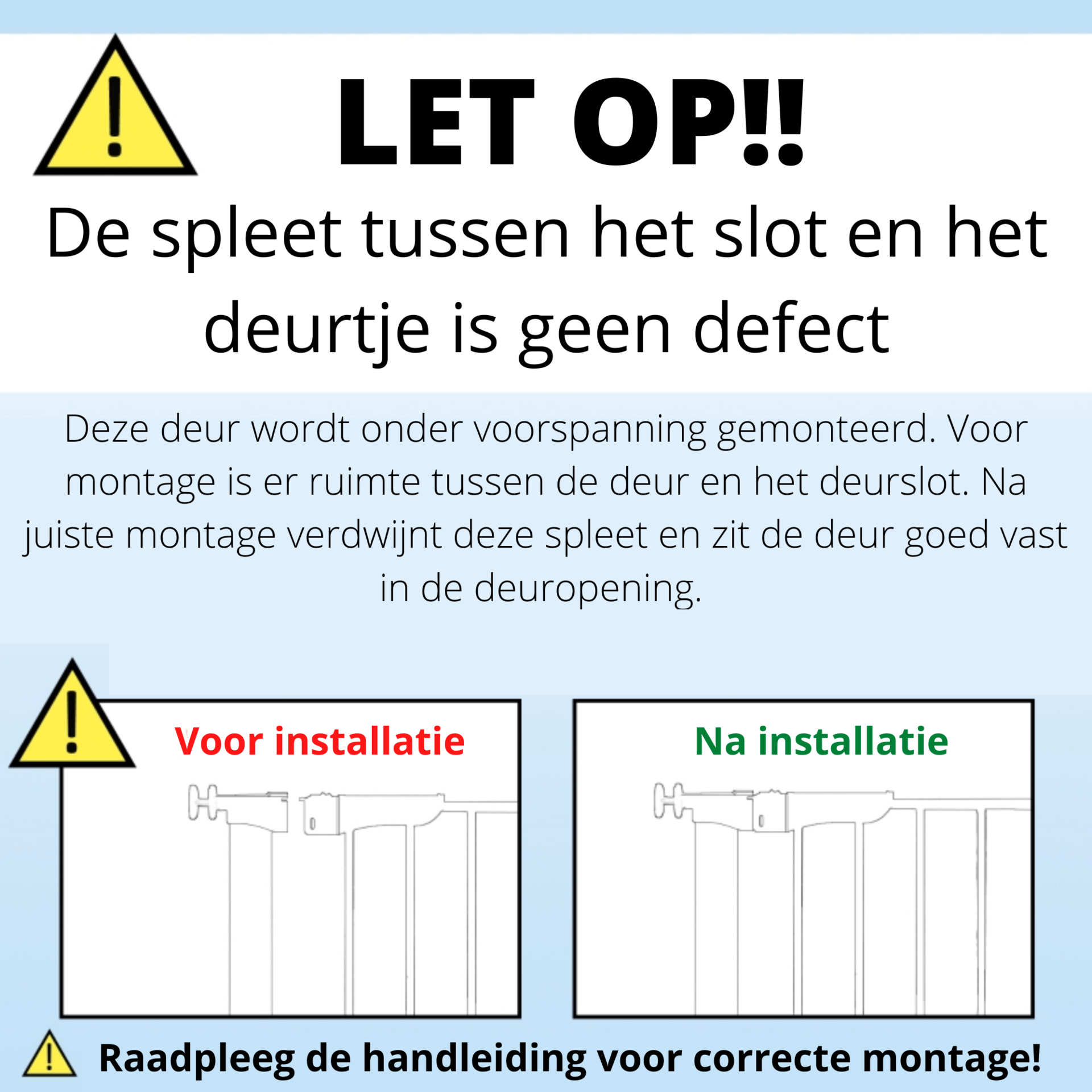 Veilig wit hondenhek traphek voor deuropeningen 74-95 cm breed