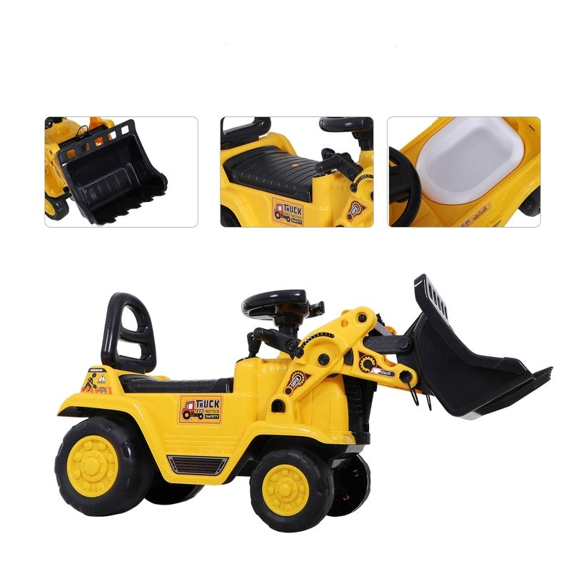 3-in-1 loopauto graafmachine bulldozer– Speelgoed 80 cm lang