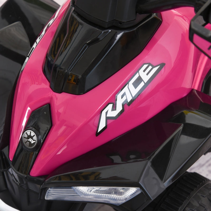 Roze quad loopauto 68x38x44 cm met muziek – veilig en leuk voor  leeftijd 8-36 maanden