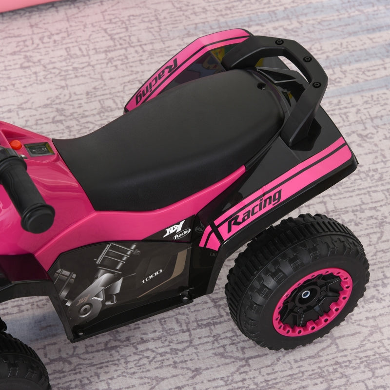 Roze quad loopauto 68x38x44 cm met muziek – veilig en leuk voor  leeftijd 8-36 maanden