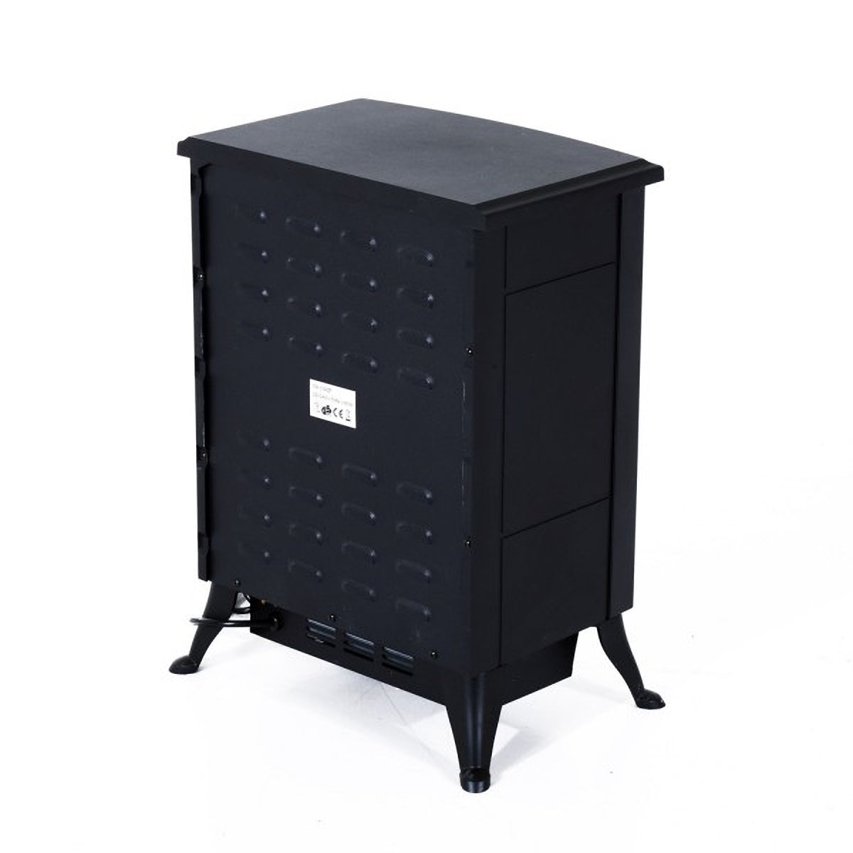 Vrijstaande elektrische sfeerhaard - Klassiek zwart 1800W