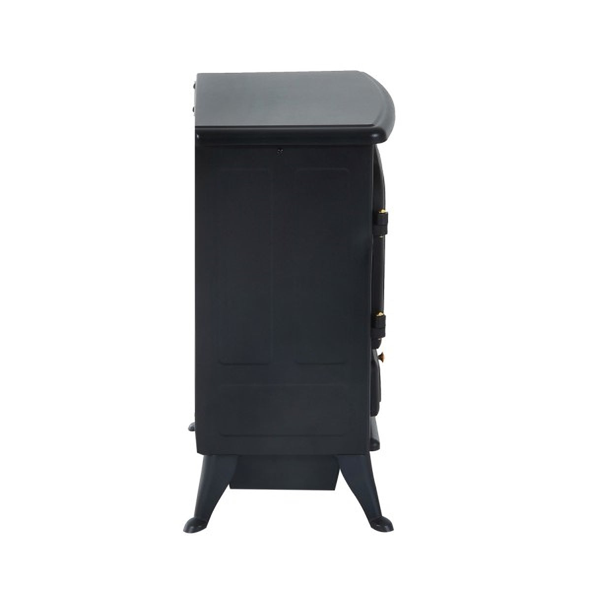 Vrijstaande elektrische sfeerhaard 1850W – Zwart met klassiek design