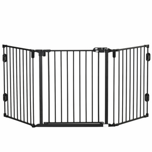 Homcom Haardscherm voor open haard opvouwbaar 96 x 60 cm Homcom Haardscherm voor open haard opvouwbaar 96 x 60 cm