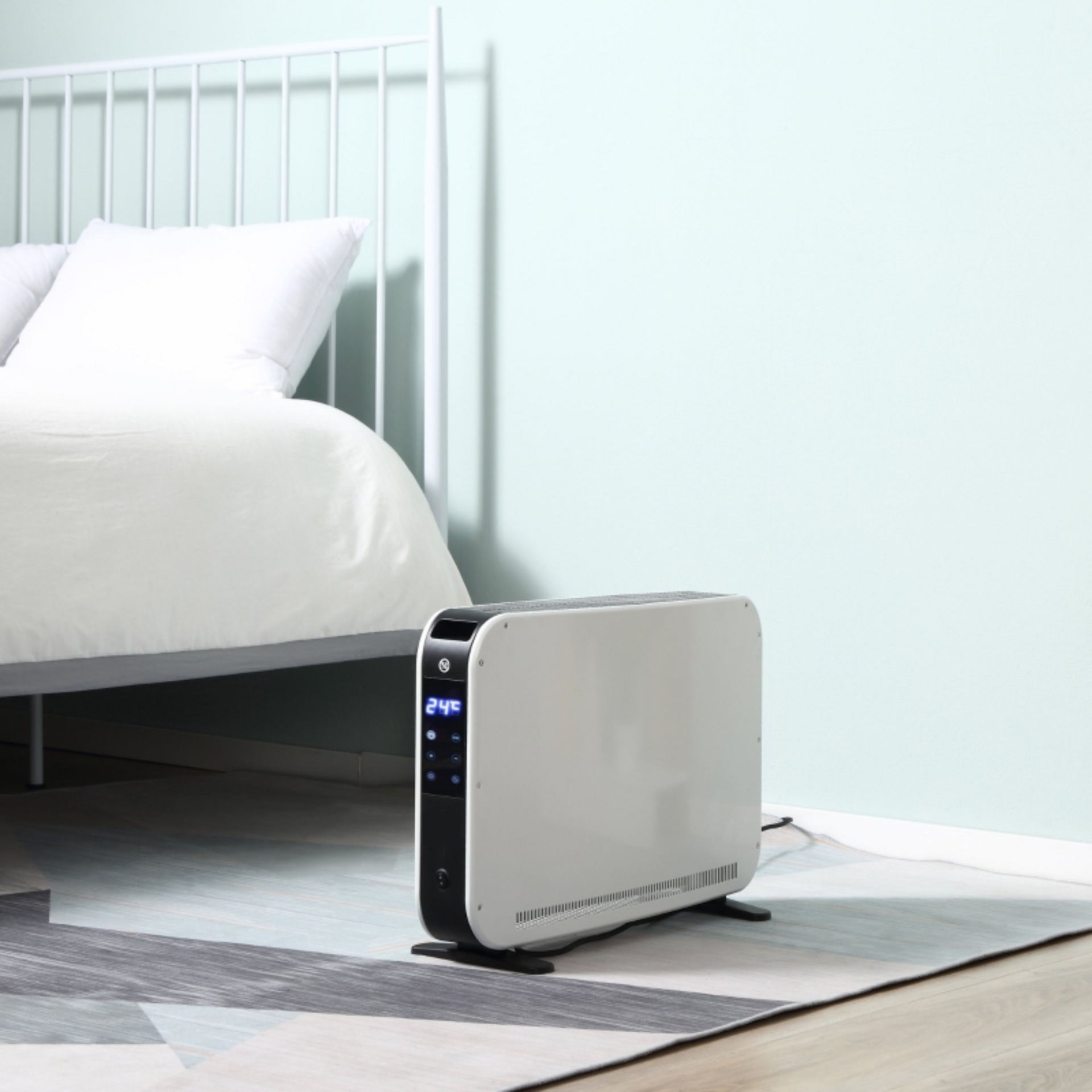 2180 watt convectorkachel met thermostaat – efficiënte en regelbare warmte