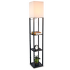 Staande vloerlamp met opbergruimte 26x26x160 cm – functioneel en modern design | Zenzee