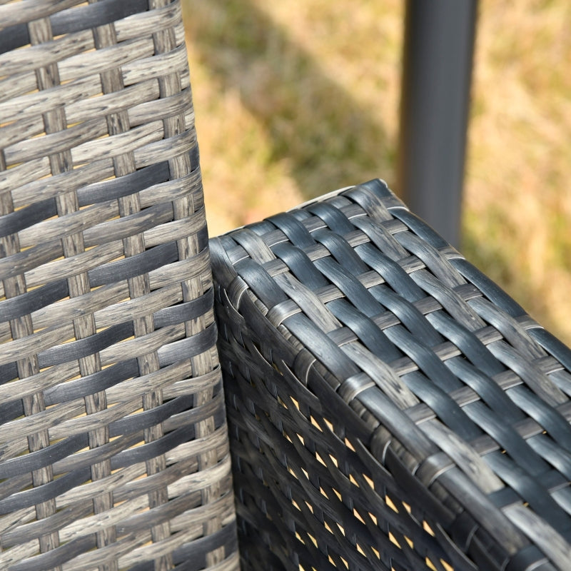 2-zits hangbank en schommelbank 127x58x60 cm – ontspanning voor tuin en terras
