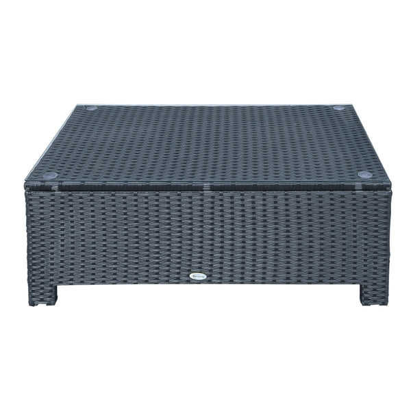 Grijze metalen bijzettafel 45x45x50 cm – compacte en stijlvolle tuintafel