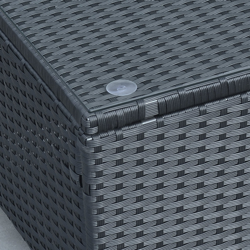 Grijze metalen bijzettafel 45x45x50 cm – compacte en stijlvolle tuintafel