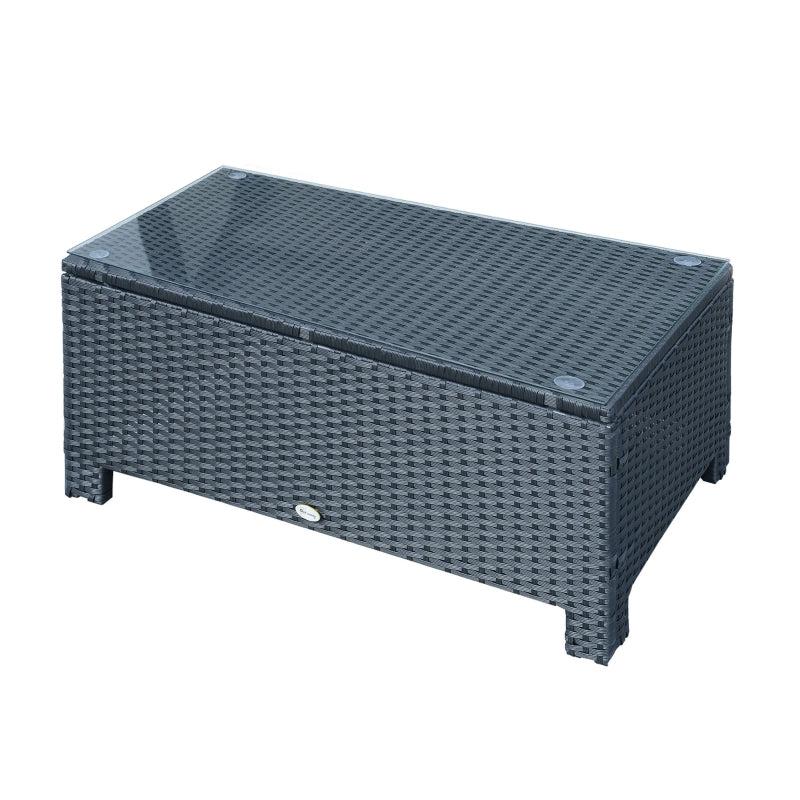 Grijze metalen bijzettafel 45x45x50 cm – compacte en stijlvolle tuintafel