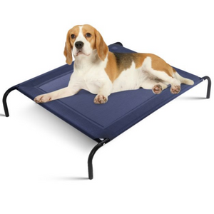 Comfortabel honden ligbed xl 110x68 cm met stevig frame en ademend doek – duurzaam en binnen- en buitengebruik