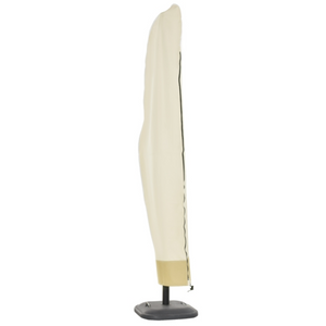 Duurzame parasolhoes 220 cm voor zweefparasol en staande parasol gemaakt van slijtvast Oxford-materiaal beige kleur