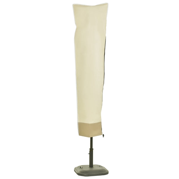Beige waterdichte parasolhoes Ø30×190cm – universele bescherming voor parasols