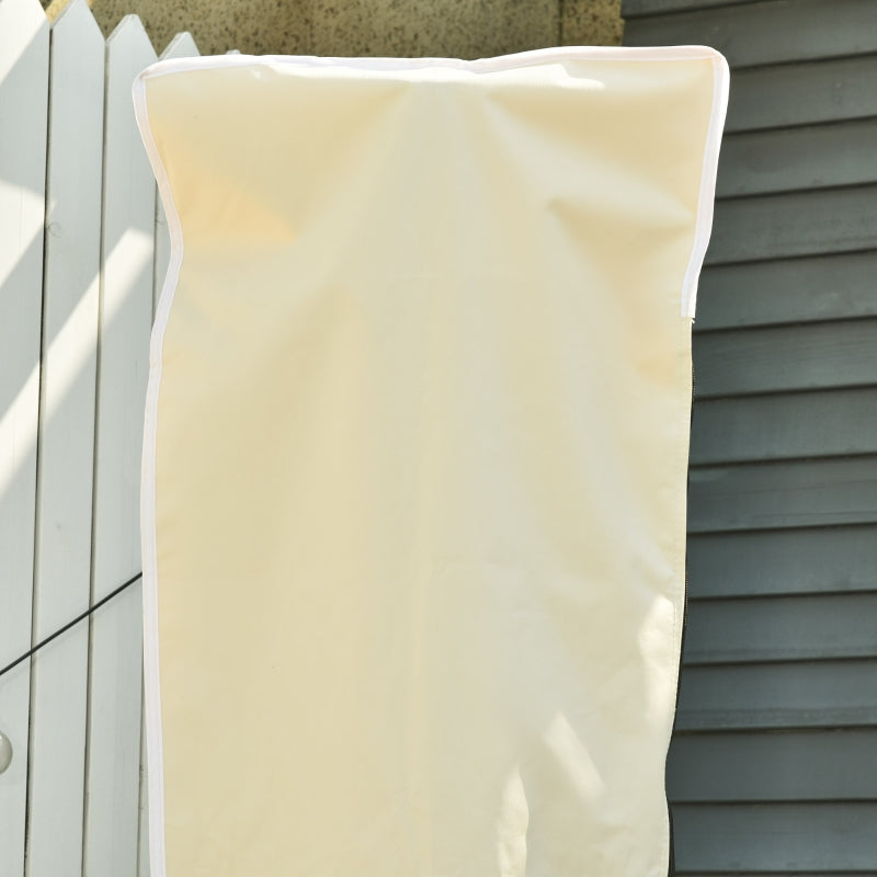 Beige waterdichte parasolhoes Ø30×190cm – universele bescherming voor parasols