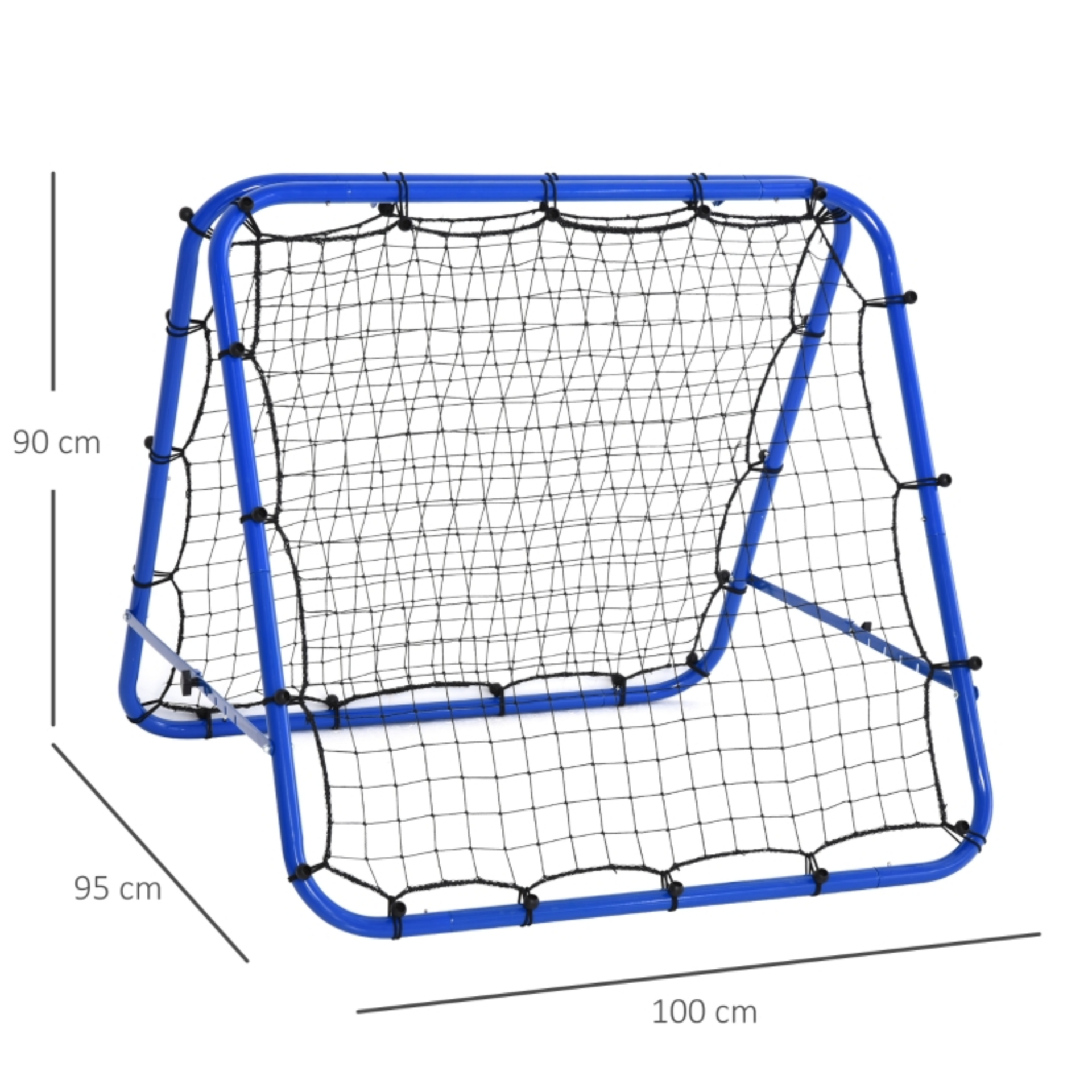 Verstelbare Voetbal Rebounder – 100×90 cm – Kickback Trainer
