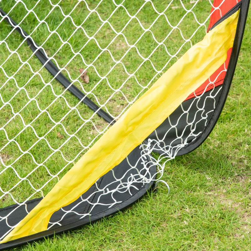 Voetbaldoel set 2-delig 80x80 cm inklapbaar voor tuin en sportveld