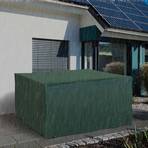 Waterdichte tuinmeubelhoes groen 135x135x75 cm voor stevige bescherming tegen regen en weersinvloeden buiten