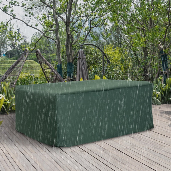 Duurzame tuinmeubelhoes groen 210x140x80 cm voor optimale bescherming