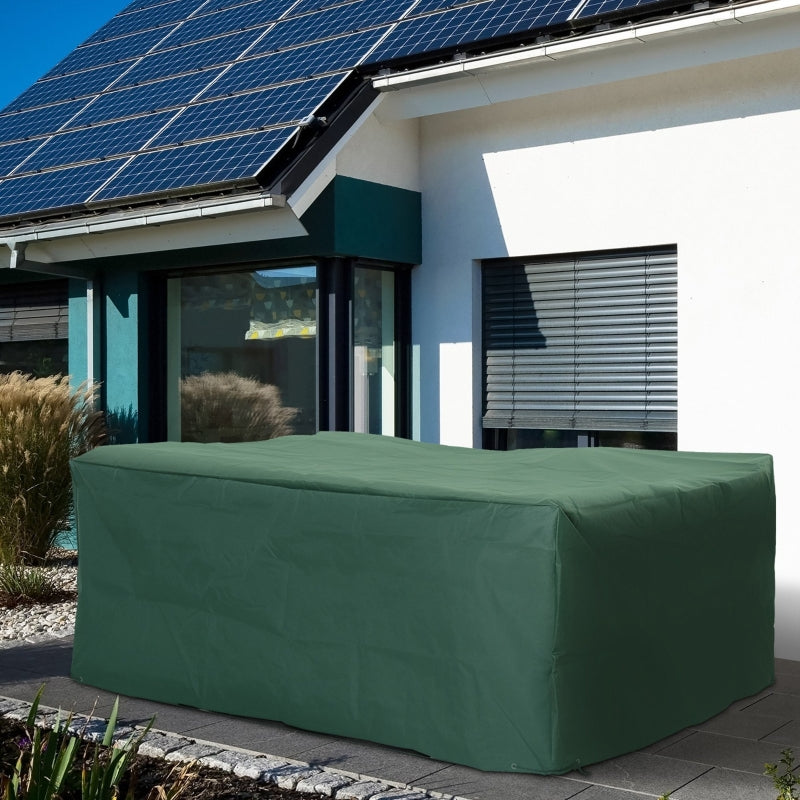 Duurzame tuinmeubelhoes groen 210x140x80 cm voor optimale bescherming