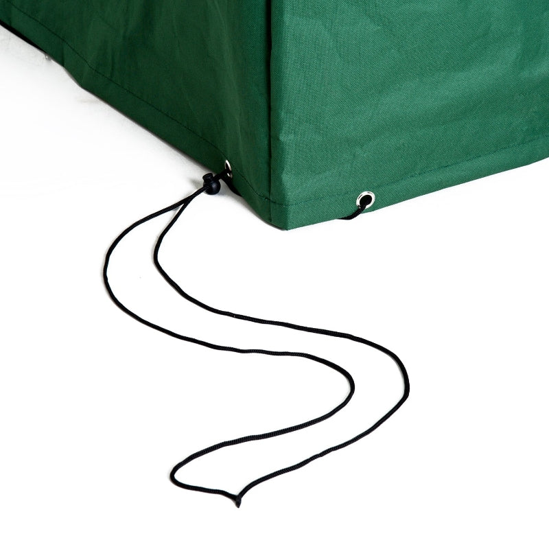 Duurzame tuinmeubelhoes groen 210x140x80 cm voor optimale bescherming