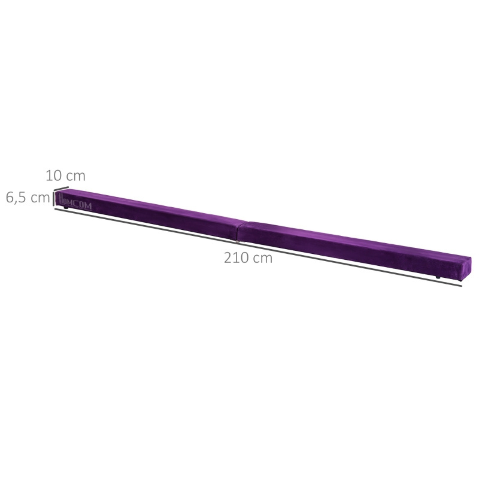 Opvouwbare turnbalk 210 cm paars – Ideaal voor thuisgym en training