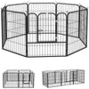 Ruime stalen puppyren van 100 cm hoog XXL – ideaal als ruime hondenren of kennel | Zenzee
