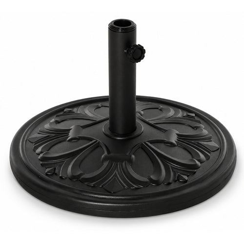 Stevige parasolvoet 14 kg ø48 cm zwart voor compacte en stabiele ondersteuning