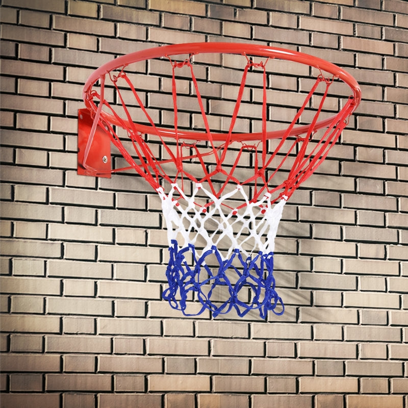 Rood-blauw-witte basketbalring 46 cm voor fun en sportieve training