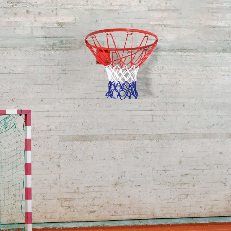 Rood-blauw-witte basketbalring 46 cm voor fun en sportieve training