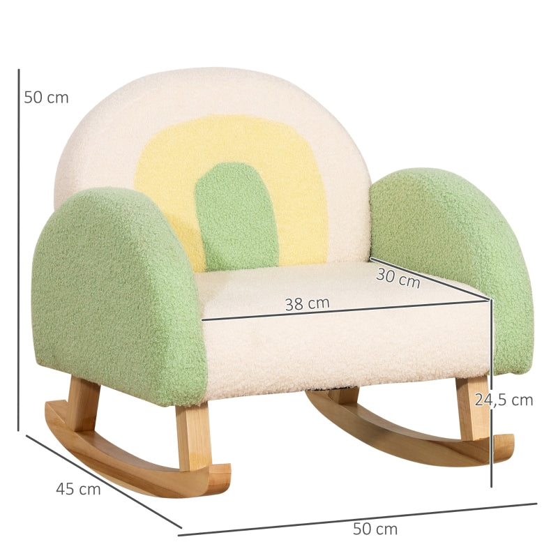 Comfortabele schommelstoel voor kinderen 50x45x50 cm duurzaam design